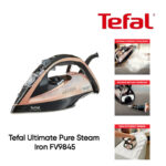 اتو بخار تفال مدل FV9845 با بخاردهی قدرتمند و کفی Durilium - تصویر 5