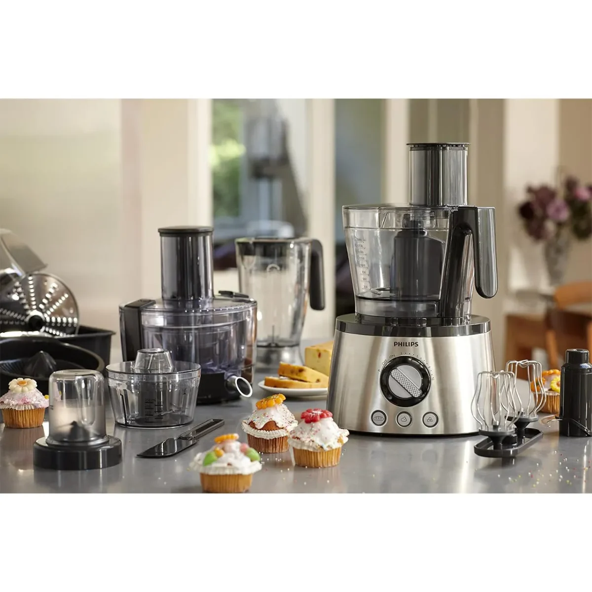 غذاساز فیلیپس مدل HR7778 با توان 1300 وات و 40 عملکرد مختلف - تصویر 4